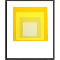 Amazon.co.jp: ポスター ジョセフ アルバース 正方形讃歌の習作